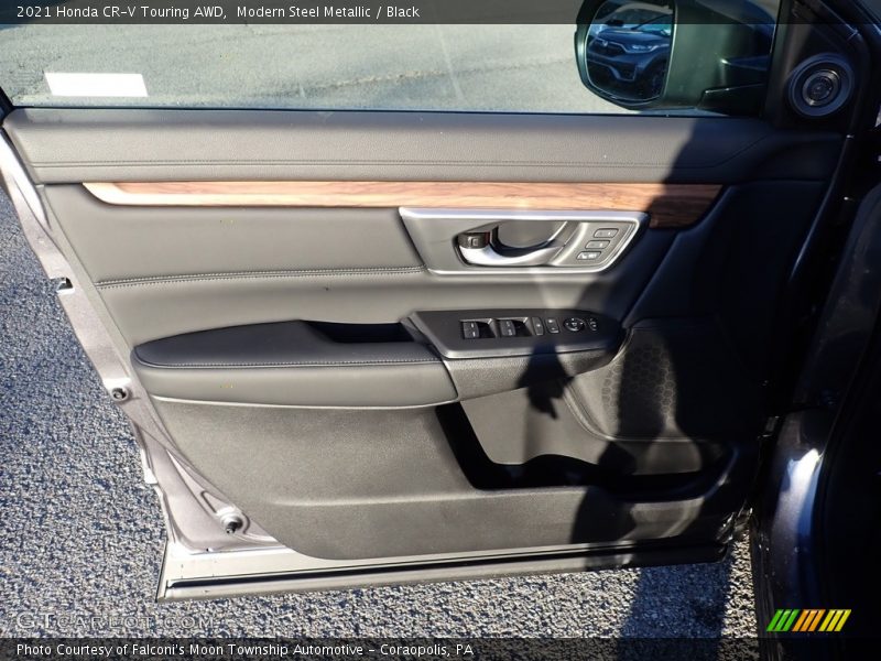 Modern Steel Metallic / Black 2021 Honda CR-V Touring AWD