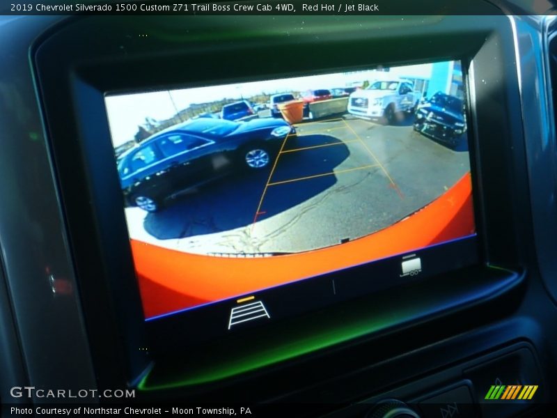 Red Hot / Jet Black 2019 Chevrolet Silverado 1500 Custom Z71 Trail Boss Crew Cab 4WD