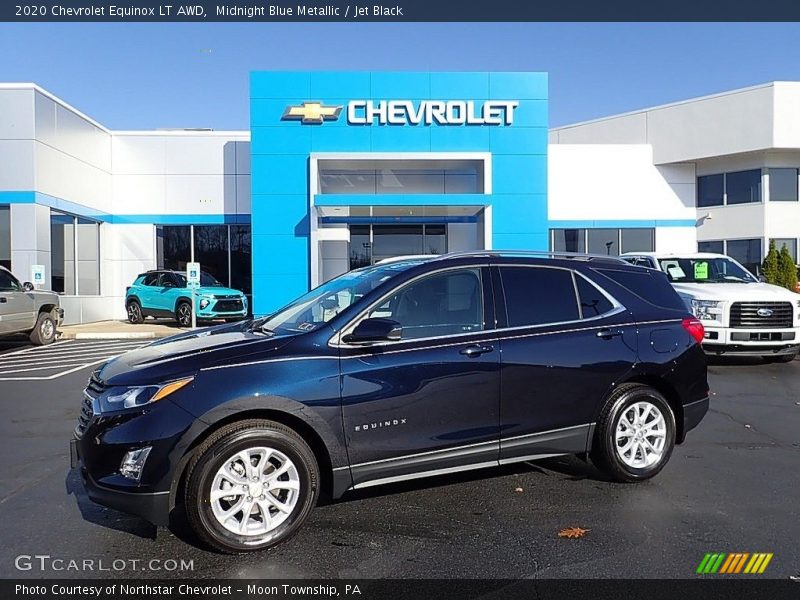 Midnight Blue Metallic / Jet Black 2020 Chevrolet Equinox LT AWD