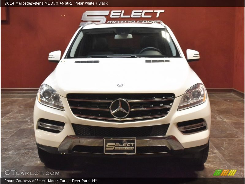 Polar White / Black 2014 Mercedes-Benz ML 350 4Matic