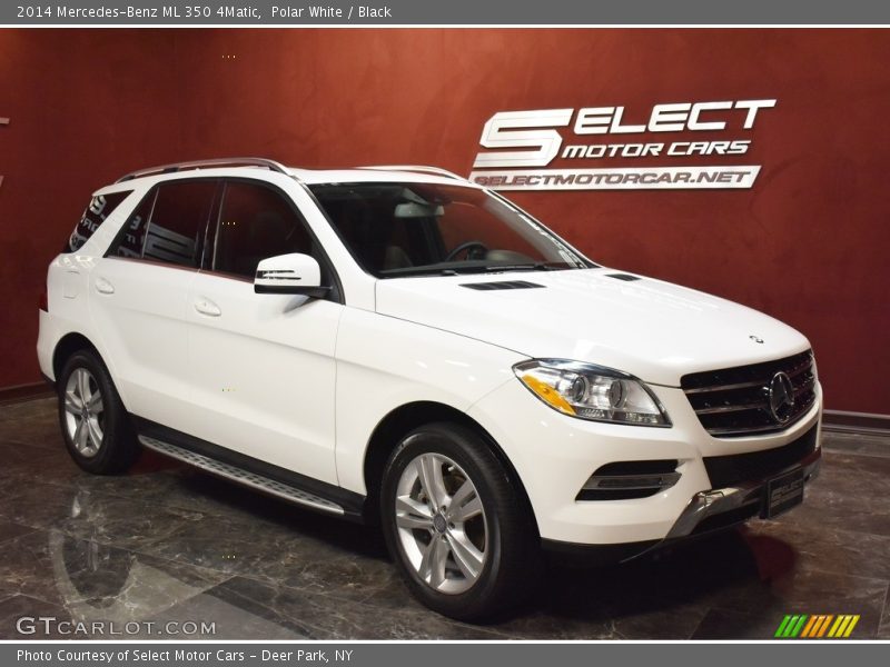 Polar White / Black 2014 Mercedes-Benz ML 350 4Matic