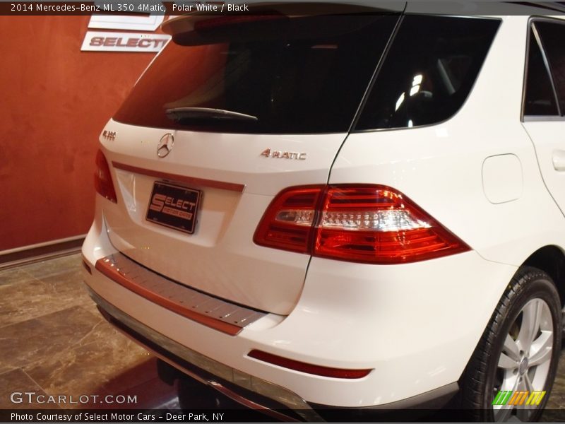 Polar White / Black 2014 Mercedes-Benz ML 350 4Matic