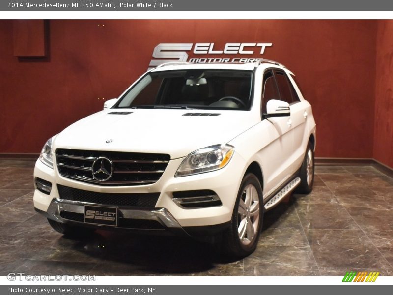 Polar White / Black 2014 Mercedes-Benz ML 350 4Matic