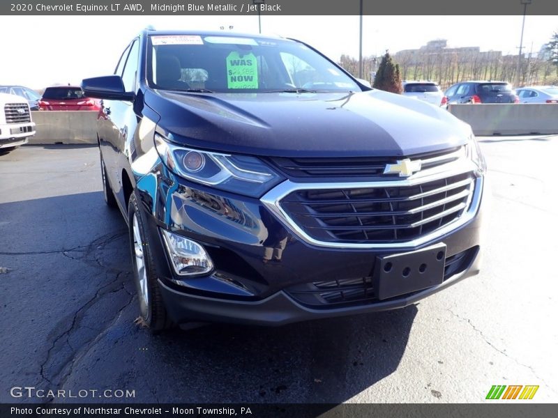 Midnight Blue Metallic / Jet Black 2020 Chevrolet Equinox LT AWD