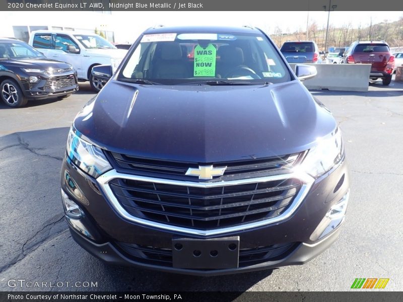 Midnight Blue Metallic / Jet Black 2020 Chevrolet Equinox LT AWD