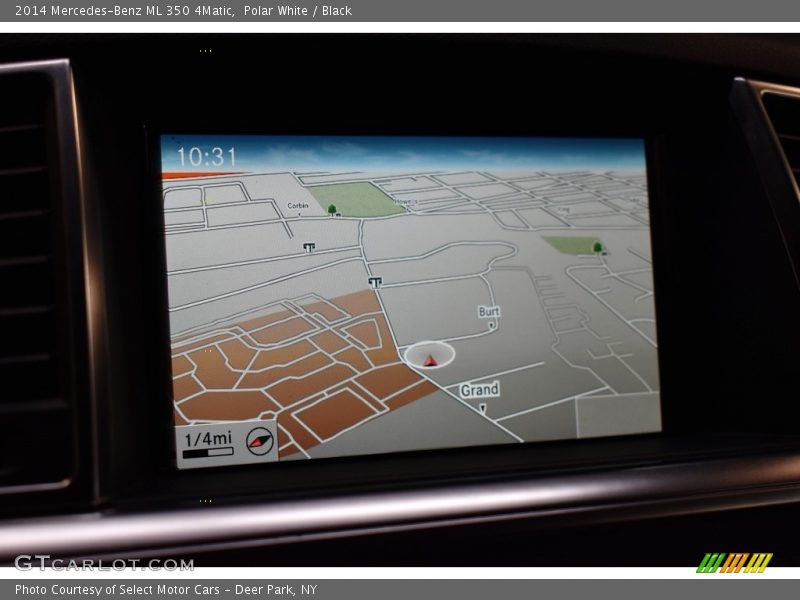 Polar White / Black 2014 Mercedes-Benz ML 350 4Matic