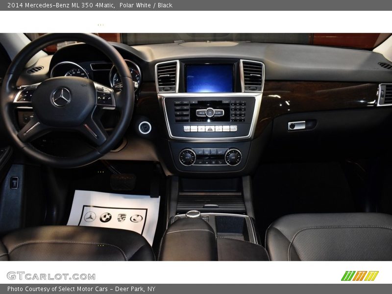 Polar White / Black 2014 Mercedes-Benz ML 350 4Matic