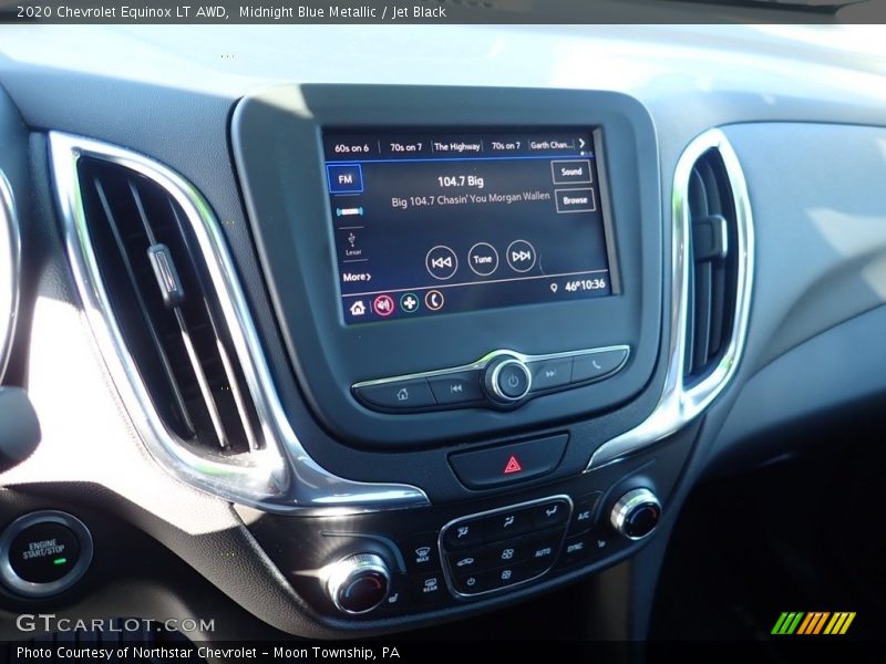 Midnight Blue Metallic / Jet Black 2020 Chevrolet Equinox LT AWD