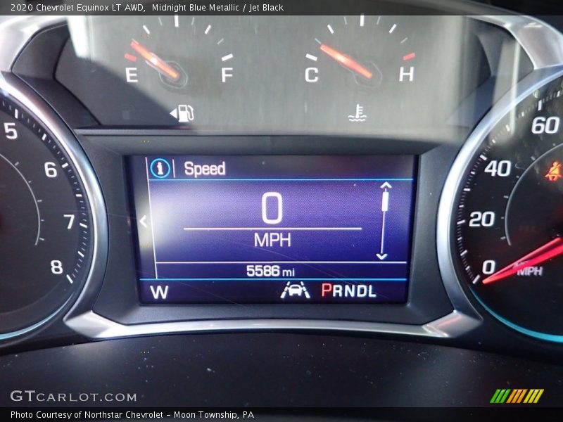 Midnight Blue Metallic / Jet Black 2020 Chevrolet Equinox LT AWD