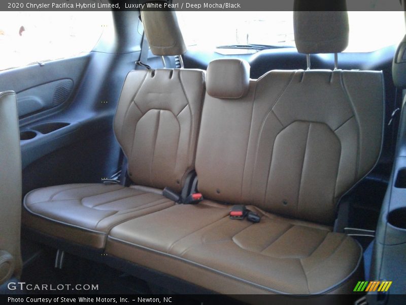 Luxury White Pearl / Deep Mocha/Black 2020 Chrysler Pacifica Hybrid Limited
