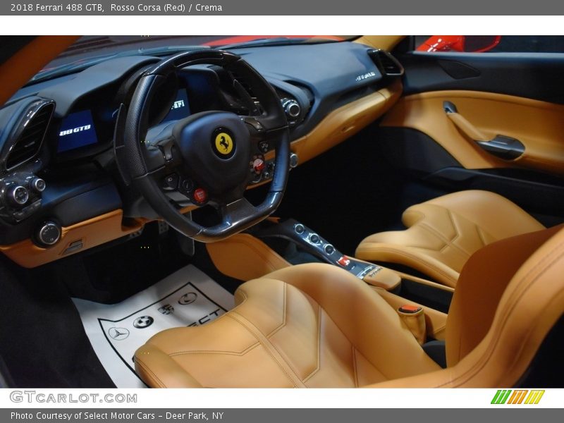  2018 488 GTB  Crema Interior