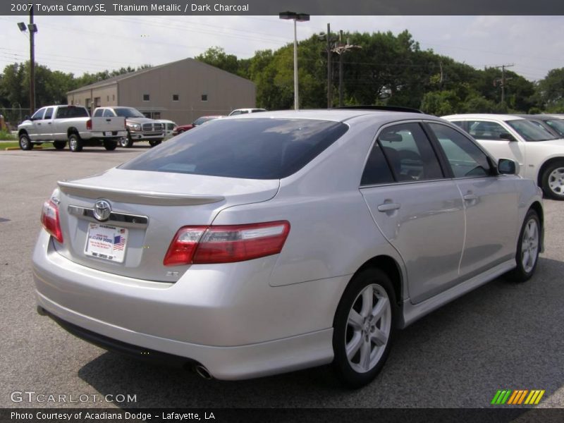Titanium Metallic / Dark Charcoal 2007 Toyota Camry SE