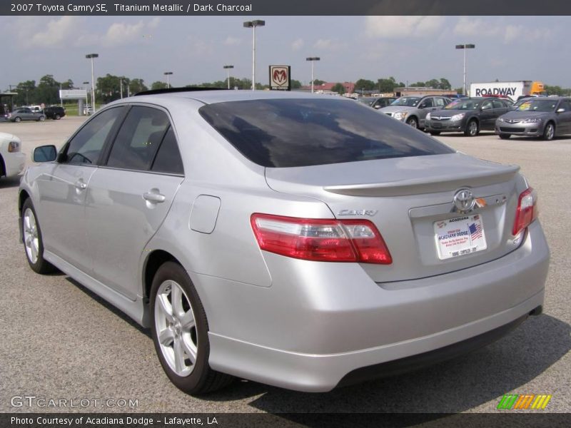 Titanium Metallic / Dark Charcoal 2007 Toyota Camry SE