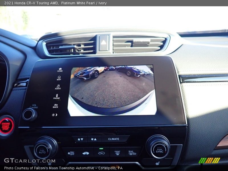 Platinum White Pearl / Ivory 2021 Honda CR-V Touring AWD
