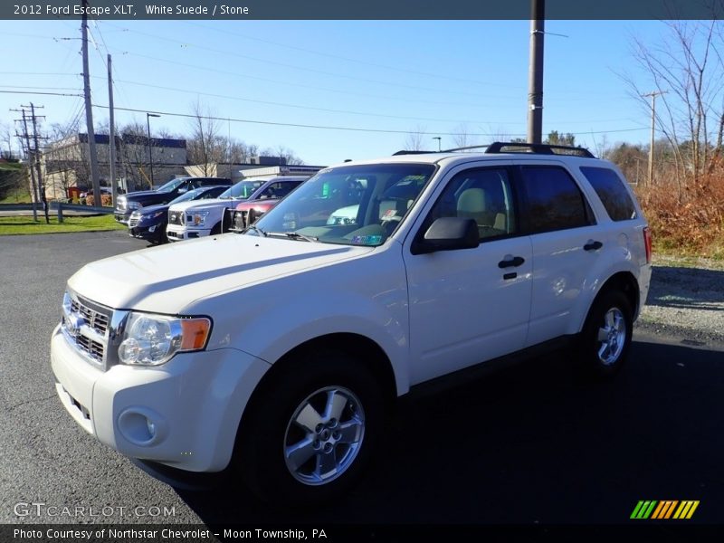 White Suede / Stone 2012 Ford Escape XLT