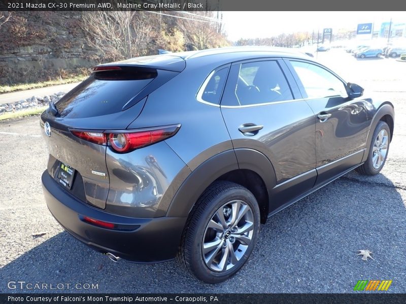Machine Gray Metallic / Black 2021 Mazda CX-30 Premium AWD