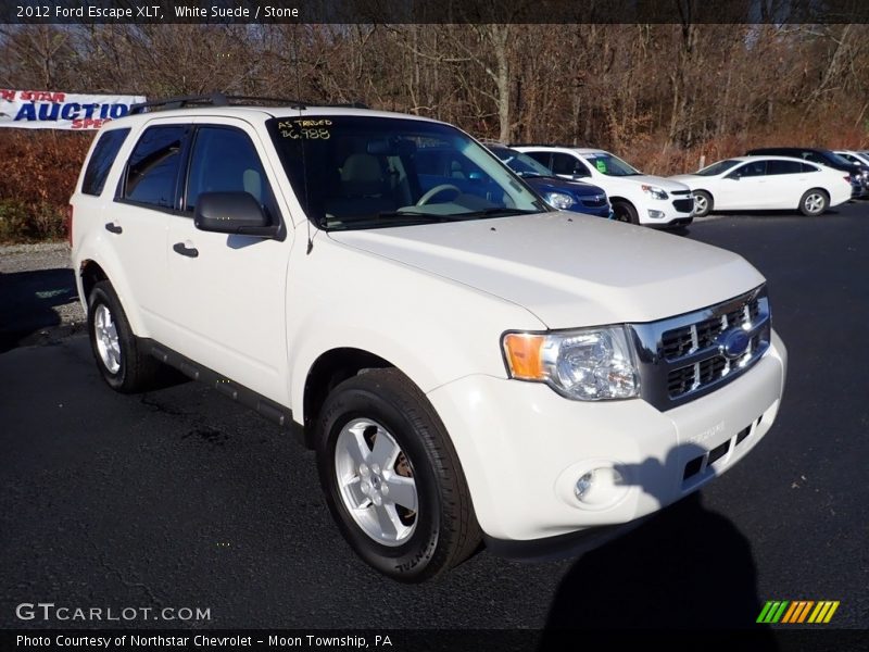White Suede / Stone 2012 Ford Escape XLT