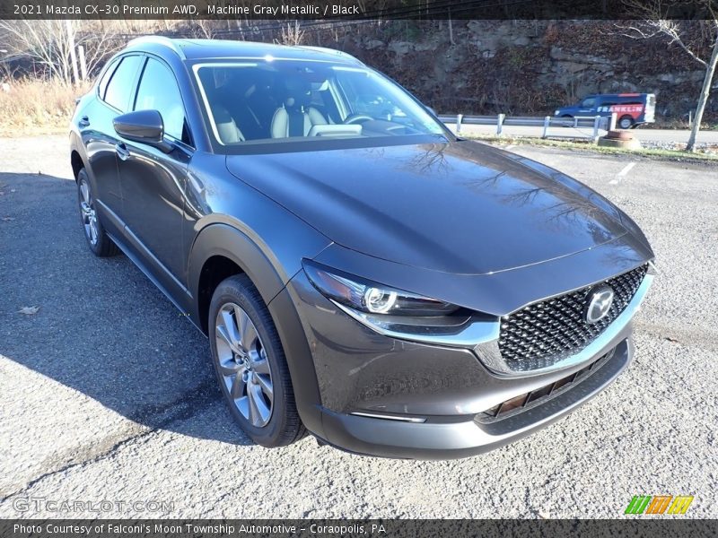 Machine Gray Metallic / Black 2021 Mazda CX-30 Premium AWD
