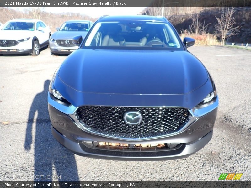 Machine Gray Metallic / Black 2021 Mazda CX-30 Premium AWD