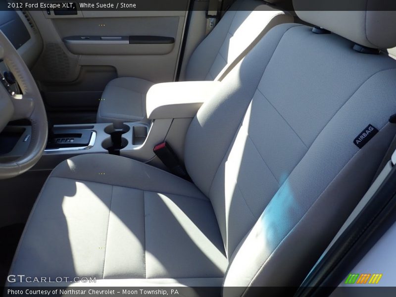 White Suede / Stone 2012 Ford Escape XLT