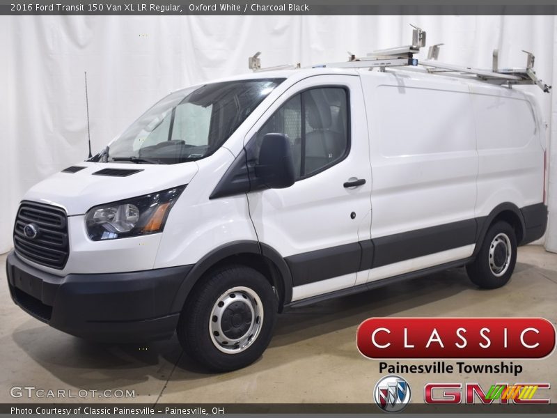 Oxford White / Charcoal Black 2016 Ford Transit 150 Van XL LR Regular