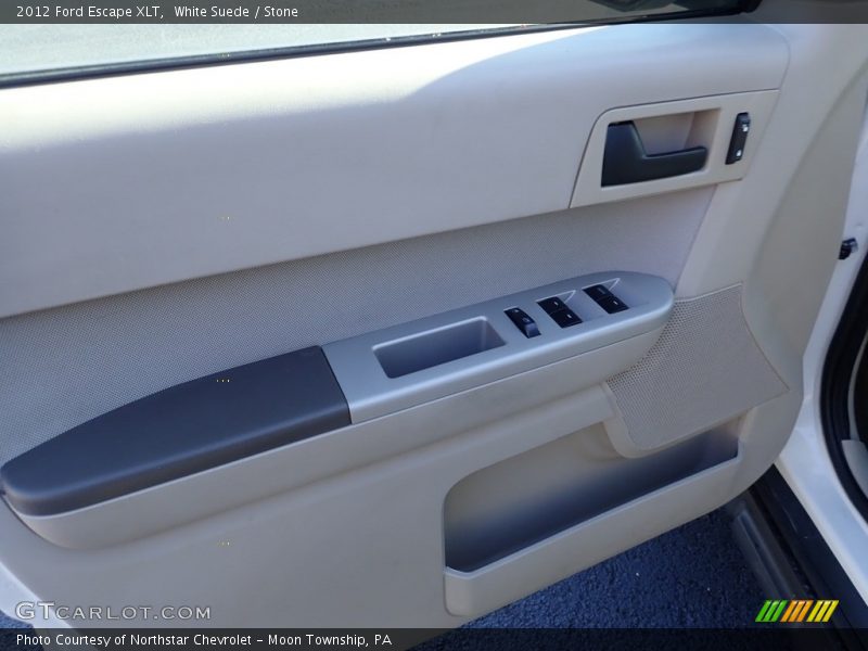 White Suede / Stone 2012 Ford Escape XLT