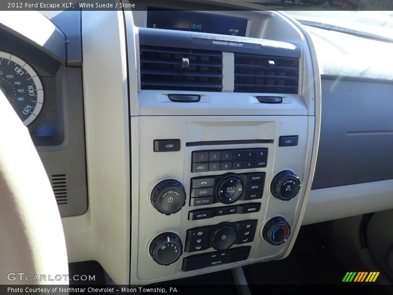 White Suede / Stone 2012 Ford Escape XLT