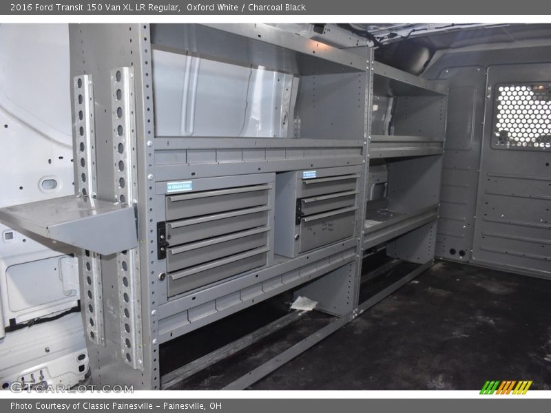 Oxford White / Charcoal Black 2016 Ford Transit 150 Van XL LR Regular