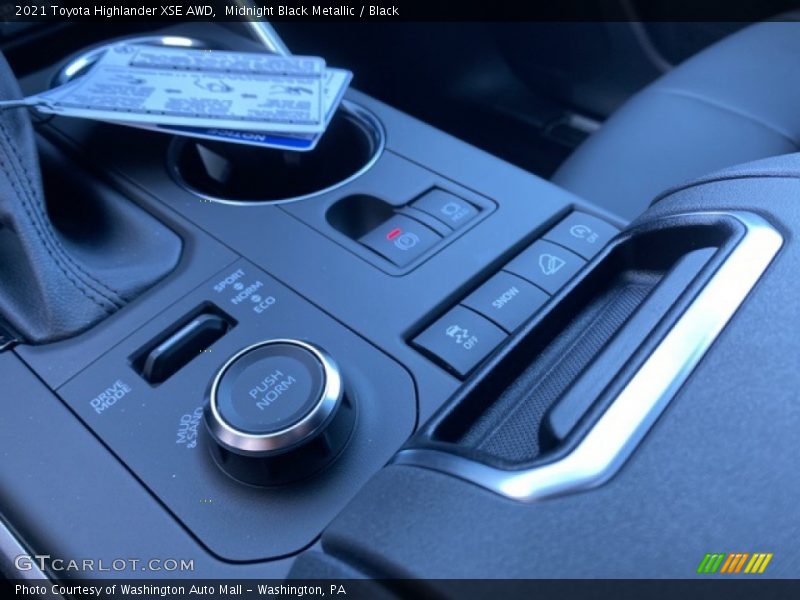 Controls of 2021 Highlander XSE AWD