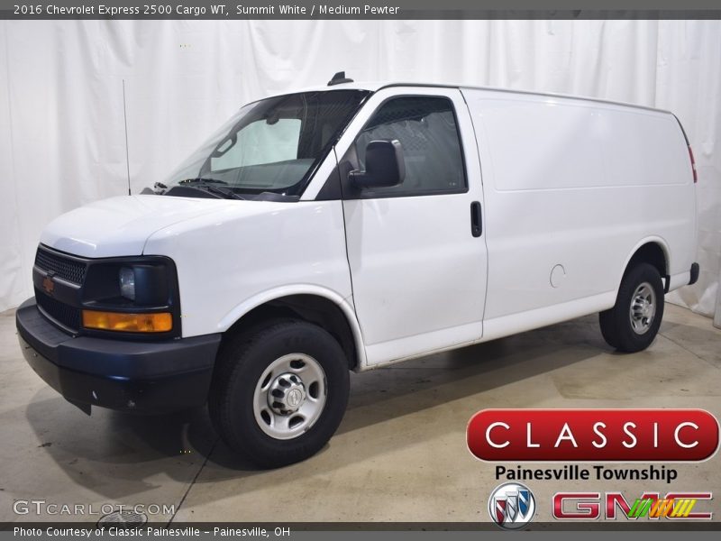 Summit White / Medium Pewter 2016 Chevrolet Express 2500 Cargo WT