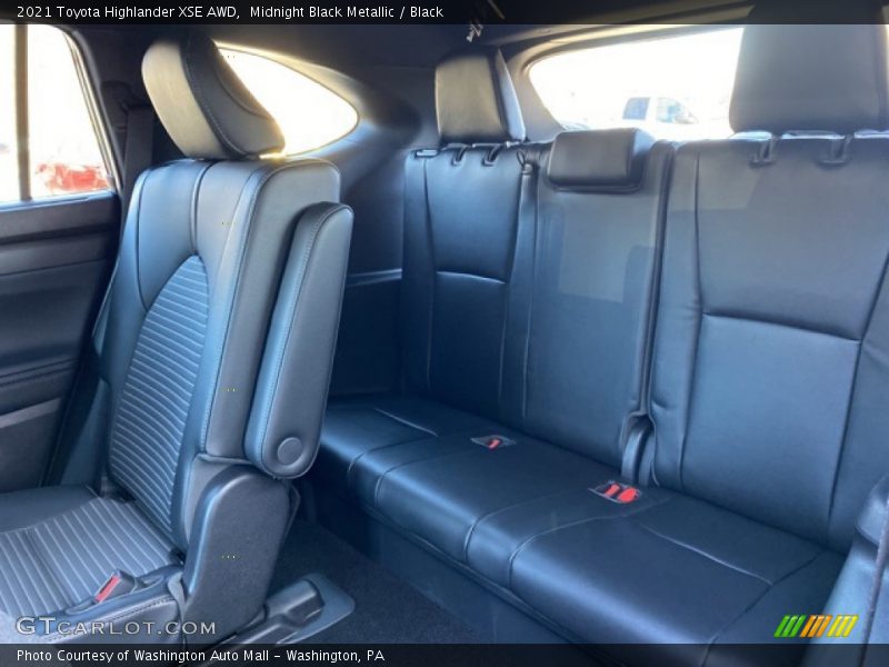 Rear Seat of 2021 Highlander XSE AWD