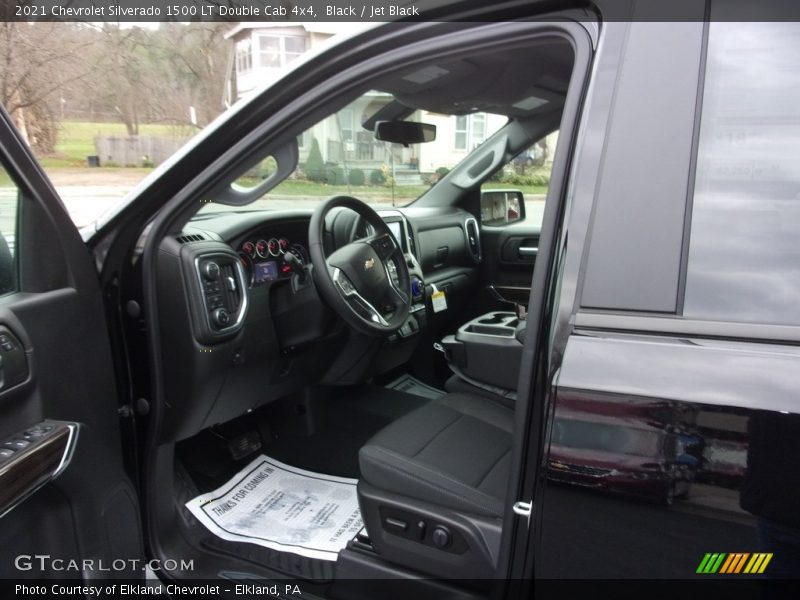 Black / Jet Black 2021 Chevrolet Silverado 1500 LT Double Cab 4x4
