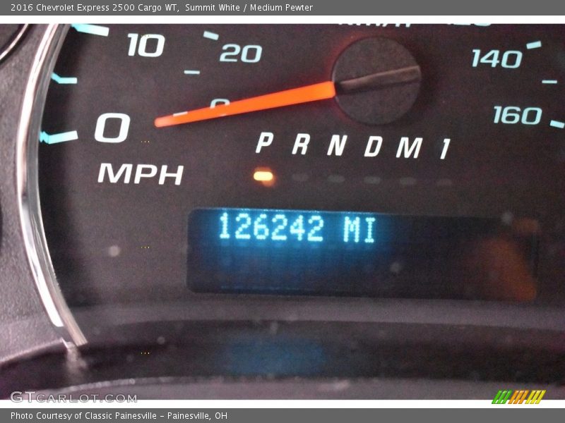 Summit White / Medium Pewter 2016 Chevrolet Express 2500 Cargo WT