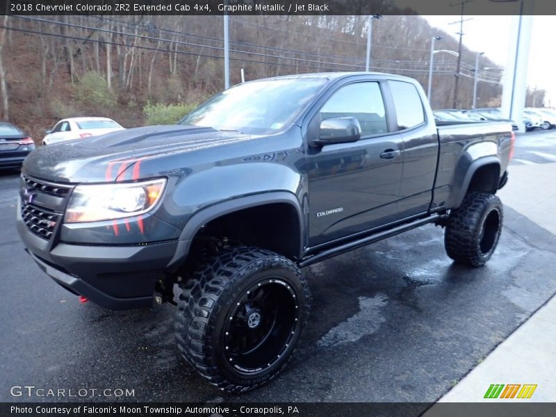 Graphite Metallic / Jet Black 2018 Chevrolet Colorado ZR2 Extended Cab 4x4