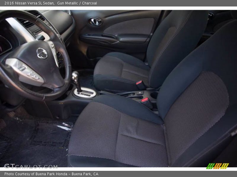 Gun Metallic / Charcoal 2016 Nissan Versa SL Sedan