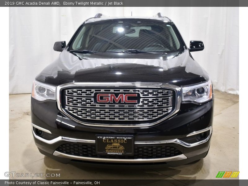 Ebony Twilight Metallic / Jet Black 2019 GMC Acadia Denali AWD