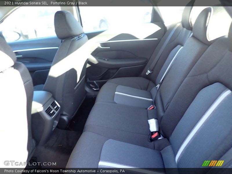 Portofino Gray / Black 2021 Hyundai Sonata SEL