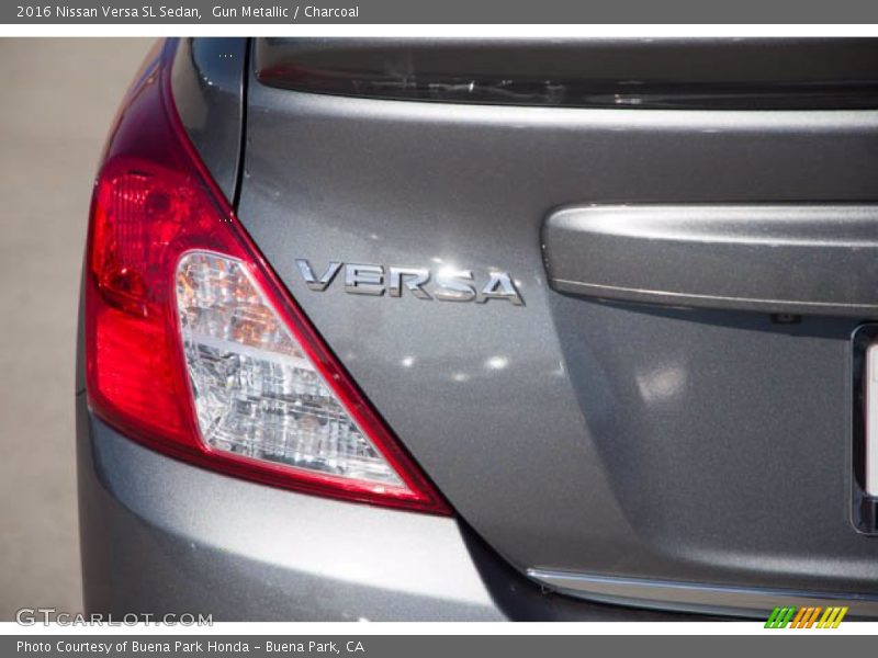 Gun Metallic / Charcoal 2016 Nissan Versa SL Sedan