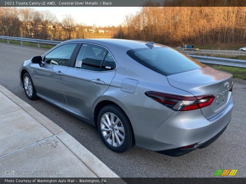 Celestial Silver Metallic / Black 2021 Toyota Camry LE AWD