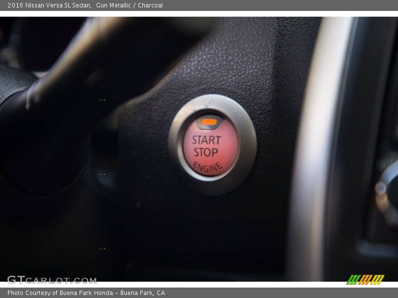 Gun Metallic / Charcoal 2016 Nissan Versa SL Sedan