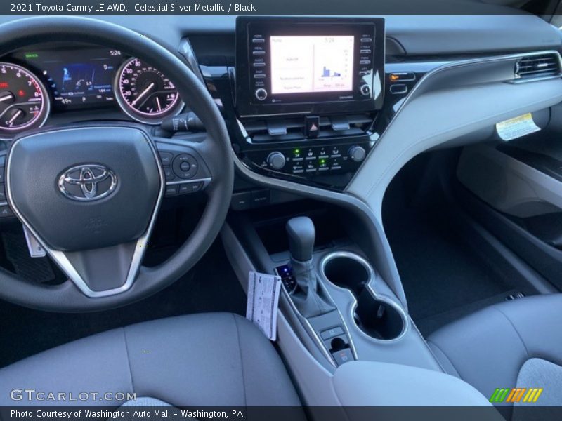 Celestial Silver Metallic / Black 2021 Toyota Camry LE AWD
