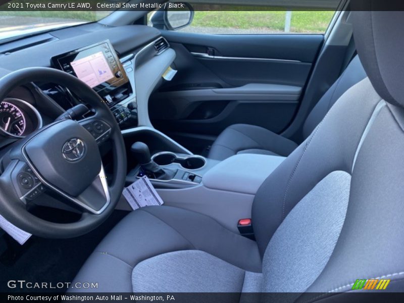 Celestial Silver Metallic / Black 2021 Toyota Camry LE AWD