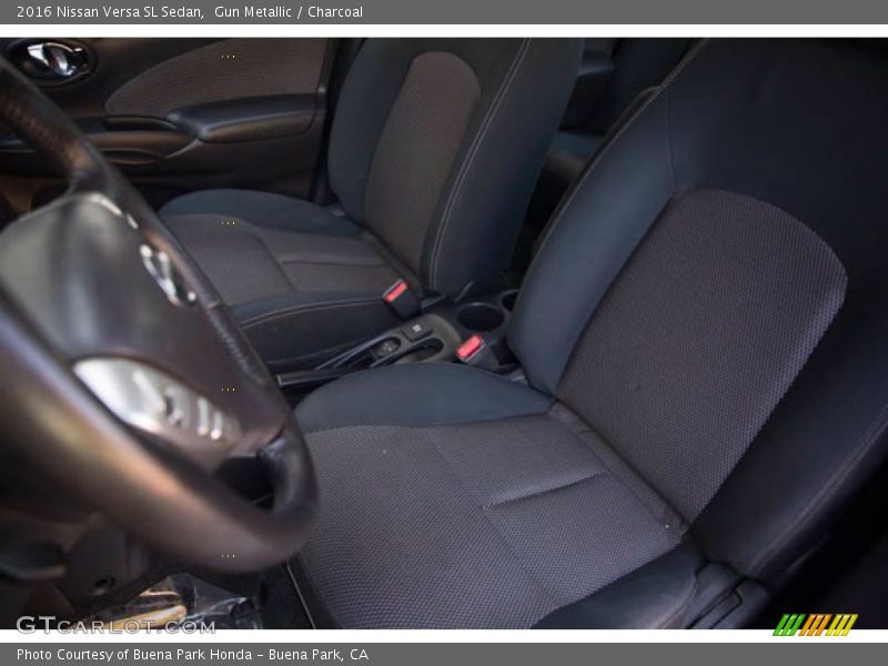 Gun Metallic / Charcoal 2016 Nissan Versa SL Sedan