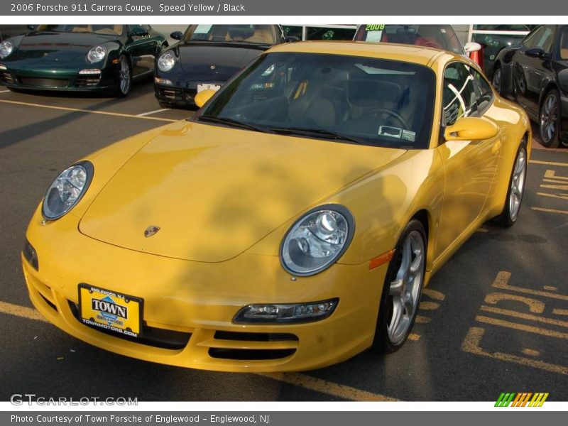 Speed Yellow / Black 2006 Porsche 911 Carrera Coupe