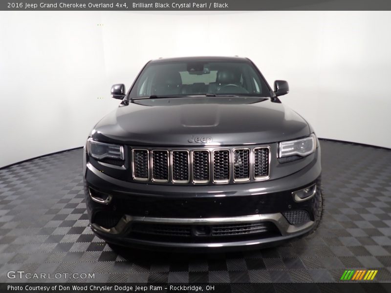 Brilliant Black Crystal Pearl / Black 2016 Jeep Grand Cherokee Overland 4x4