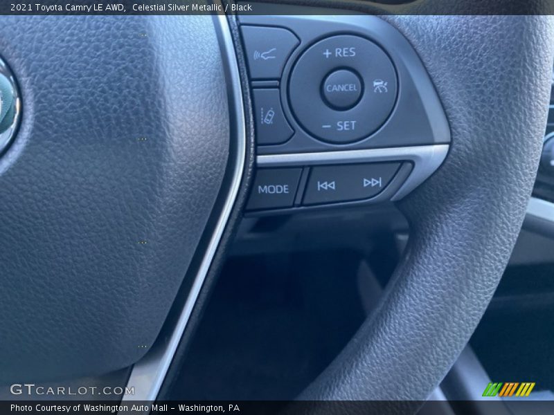 Celestial Silver Metallic / Black 2021 Toyota Camry LE AWD
