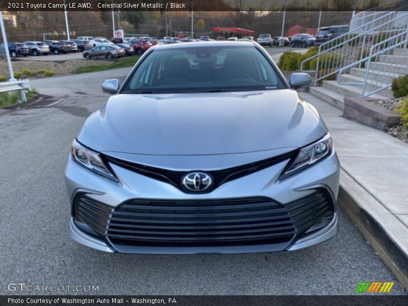 Celestial Silver Metallic / Black 2021 Toyota Camry LE AWD