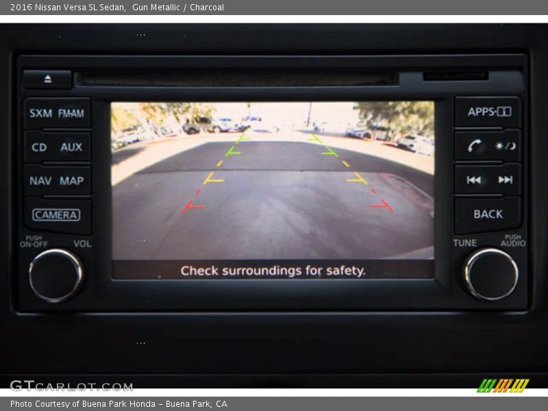Gun Metallic / Charcoal 2016 Nissan Versa SL Sedan