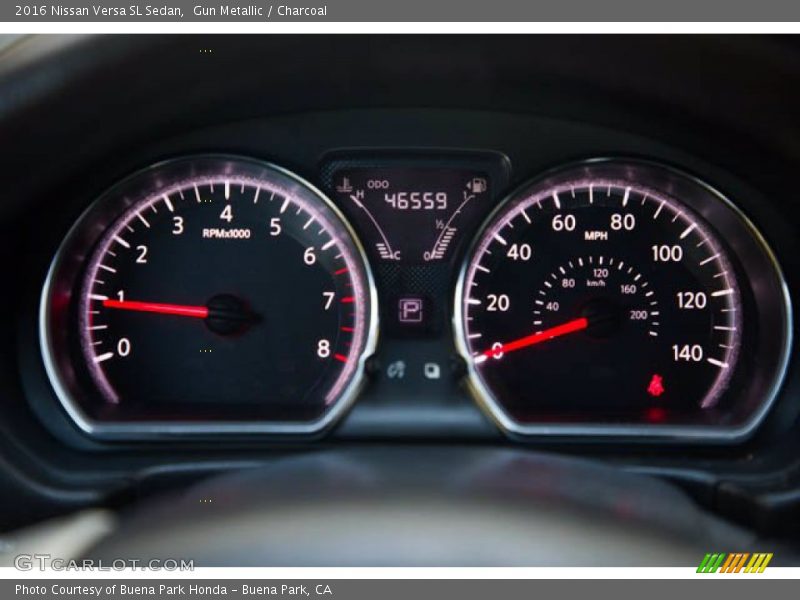  2016 Versa SL Sedan SL Sedan Gauges