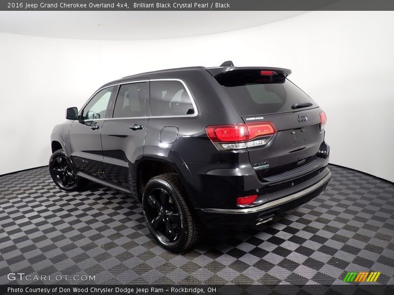 Brilliant Black Crystal Pearl / Black 2016 Jeep Grand Cherokee Overland 4x4